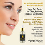 Bio Retinol 24k Rose Gold Anti-Aging Eye Serum